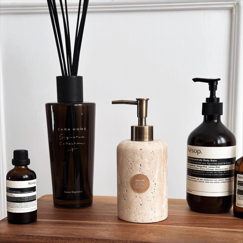 Natural Stone Lotion Dispenser - đánh giá và giá Luxury Natural Skincare