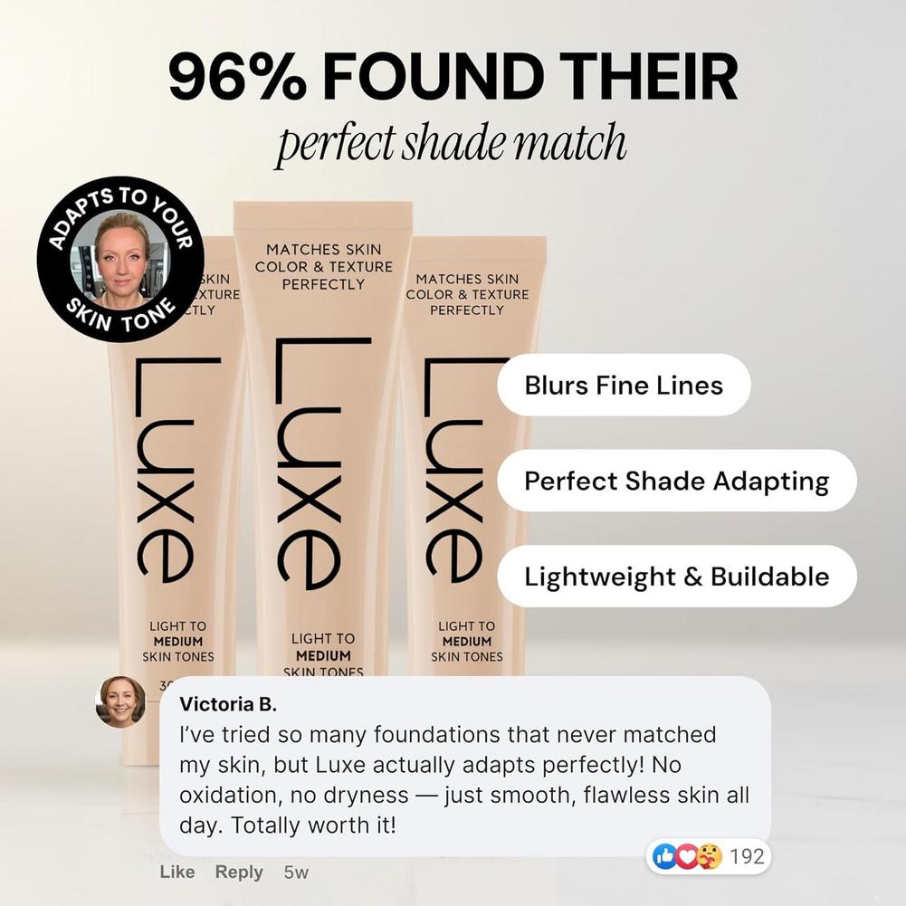 Color Changing Foundation Luxu - đánh giá và giá Luxury Natural Skincare