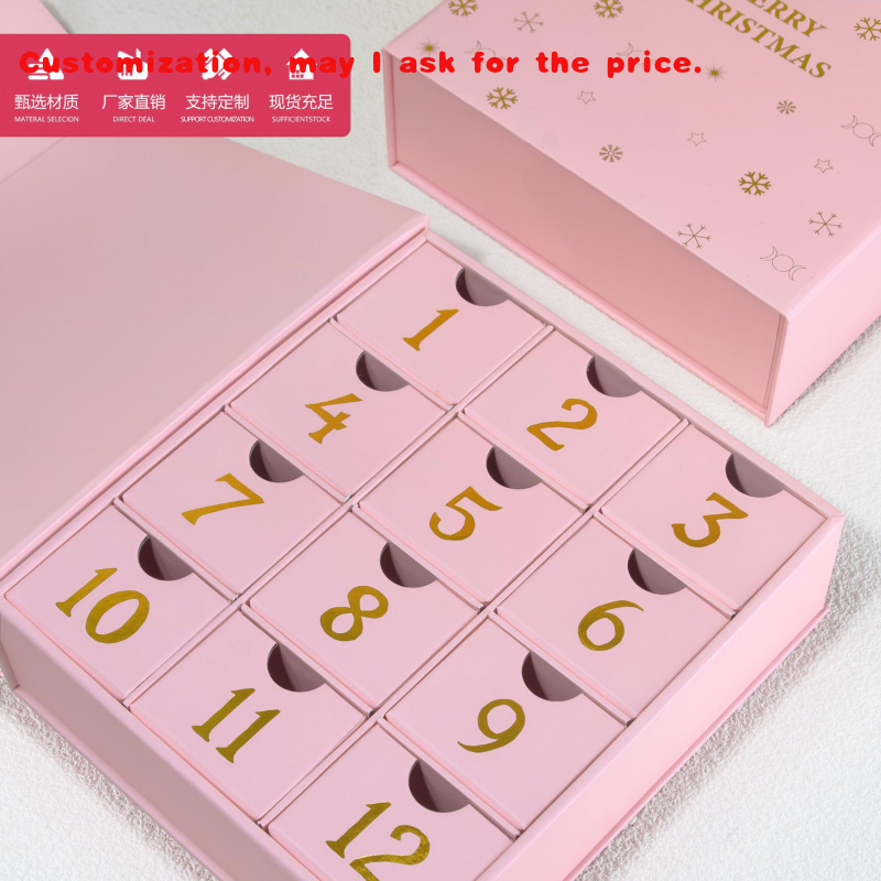 custom.Skin Care Box Packaging - đánh giá và giá Luxury Skincare Advent Calendar