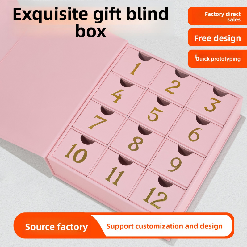 custom.Skin Care Box Packaging - đánh giá và giá Luxury Skincare Advent Calendar